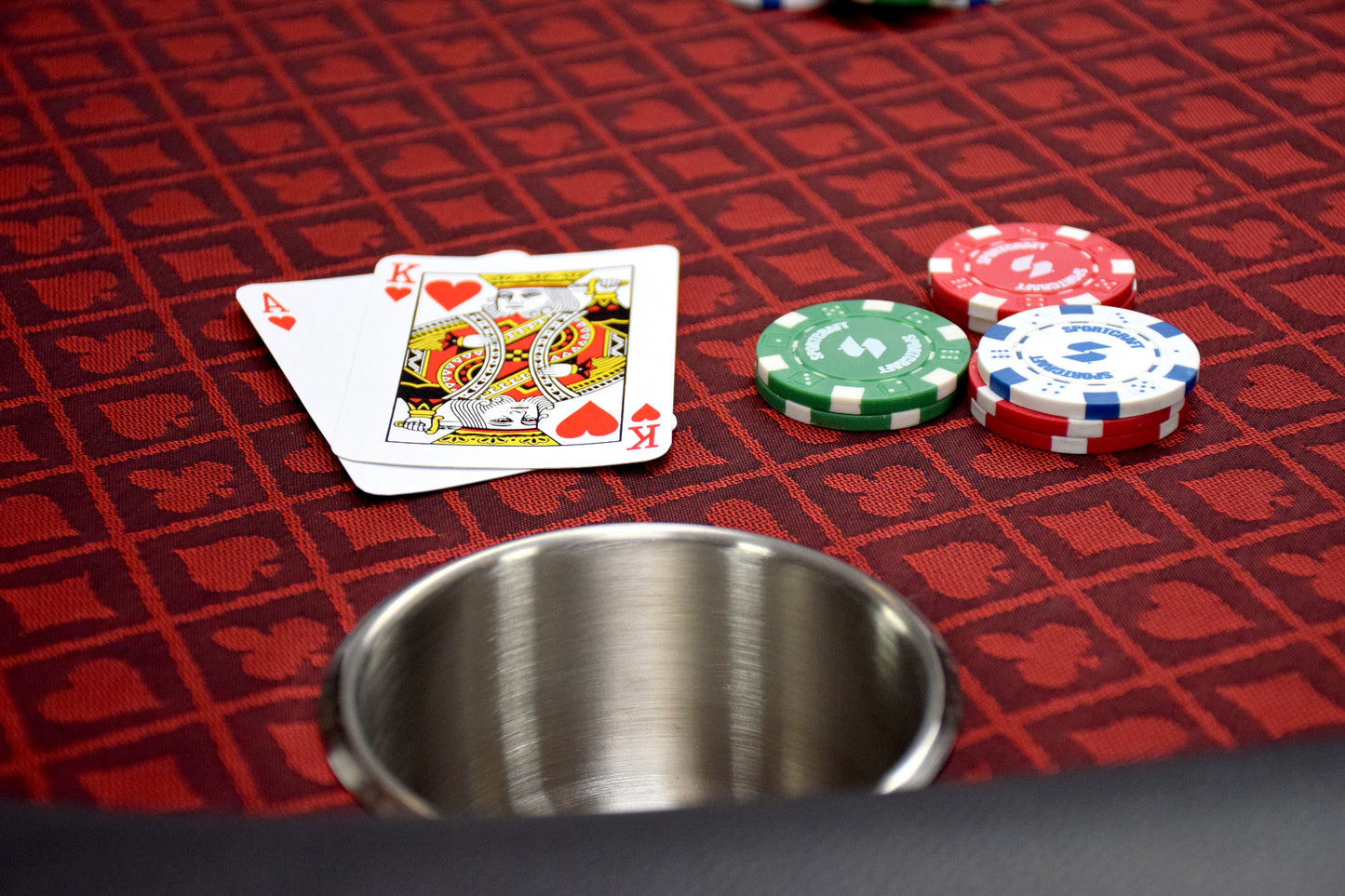 
                  
                    NORTH Ronde Pokertafel Texas 8 Personen Rood
                  
                