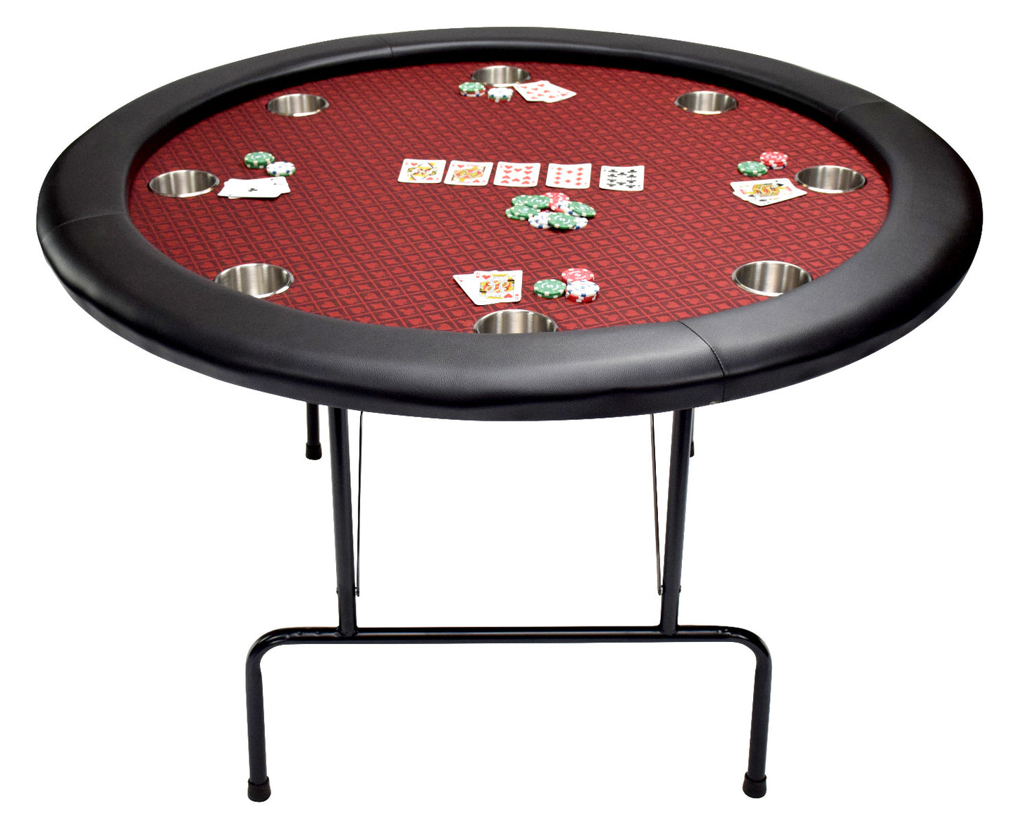 
                  
                    NORTH Ronde Pokertafel Texas 8 Personen Rood
                  
                