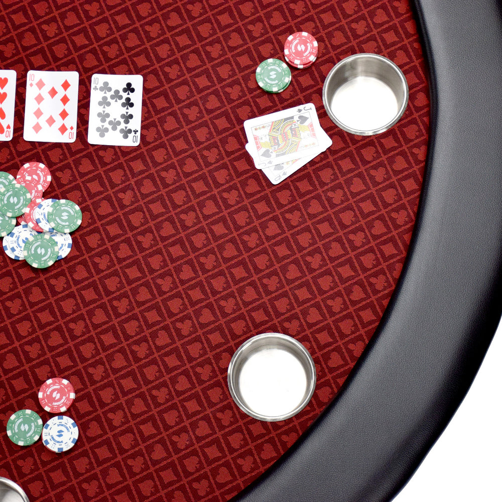 
                  
                    NORTH Ronde Pokertafel Texas 8 Personen Rood
                  
                