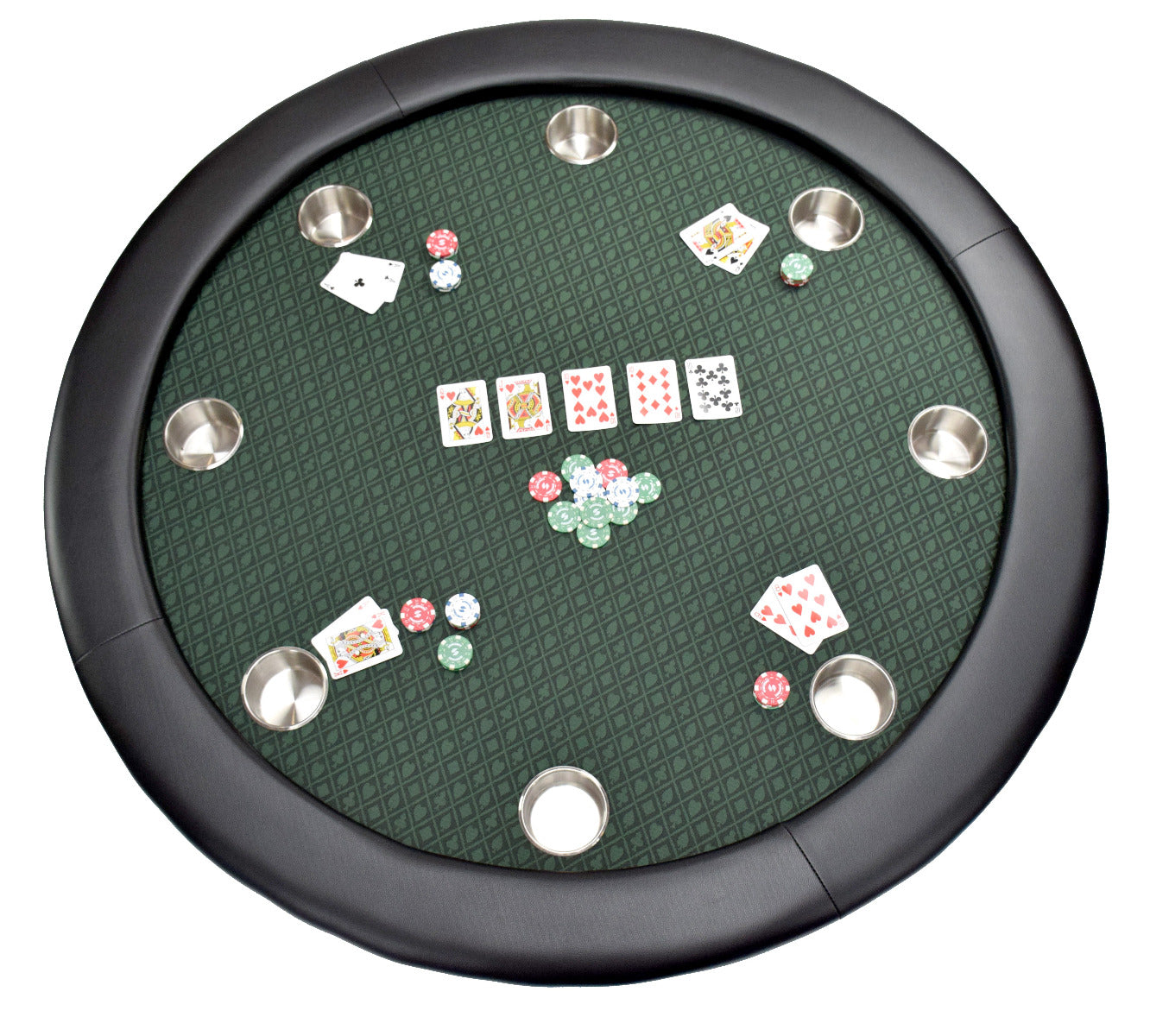 
                  
                    NORTH Ronde Pokertafel Texas 8 Personen Groen
                  
                