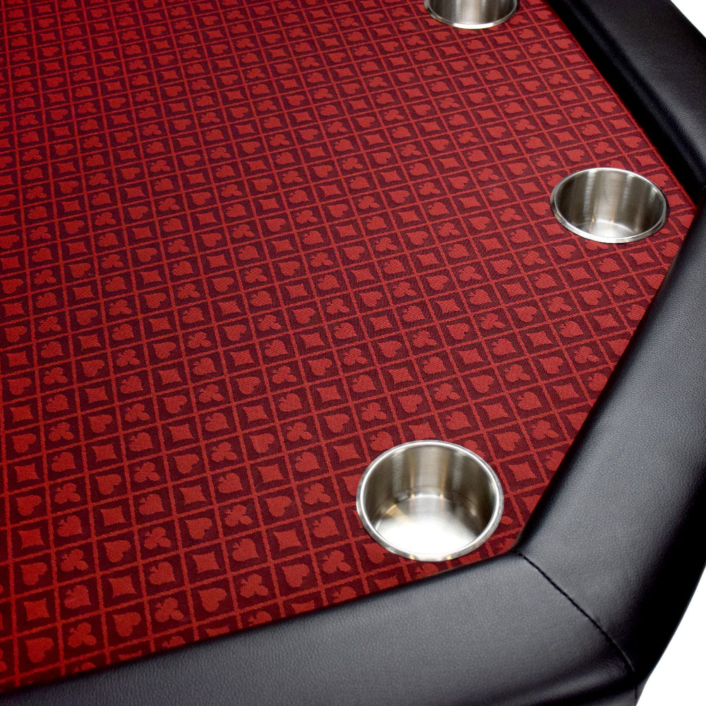 
                  
                    NORTH Octagon Pokertafel Texas 8 Personen Rood
                  
                