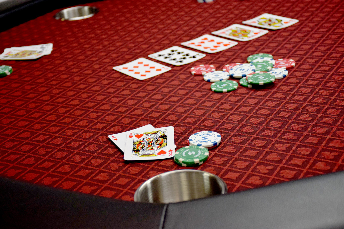 
                  
                    NORTH Octagon Pokertafel Texas 8 Personen Rood
                  
                
