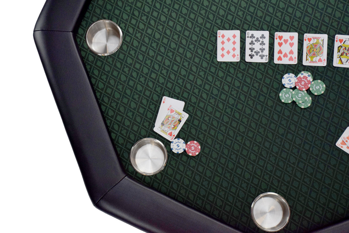 
                  
                    NORTH Octagon Pokertafel Texas 8 Personen Groen
                  
                