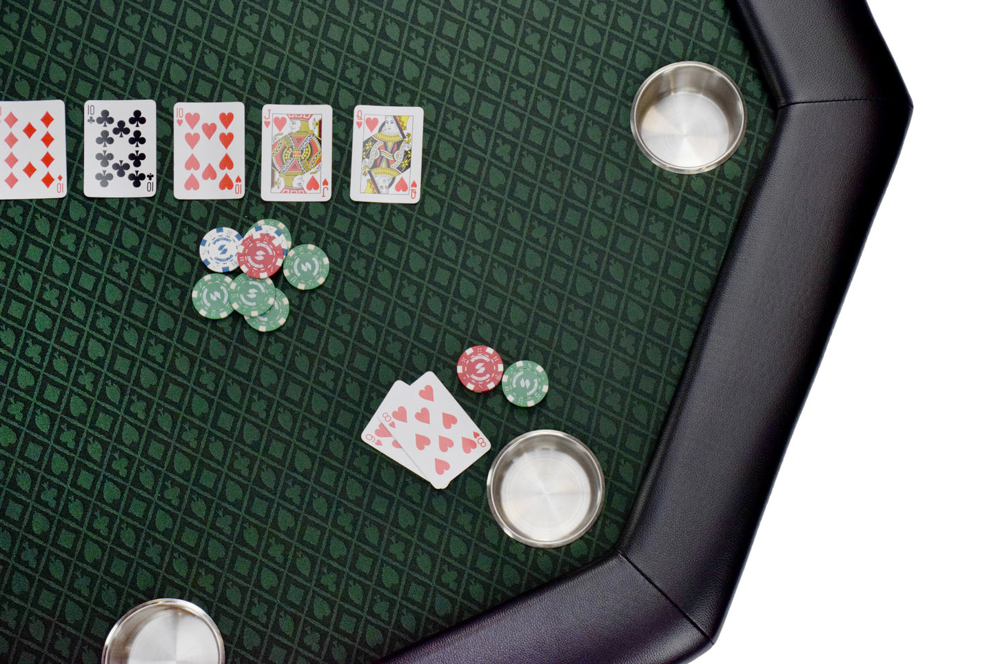 
                  
                    NORTH Octagon Pokertafel Texas 8 Personen Groen
                  
                