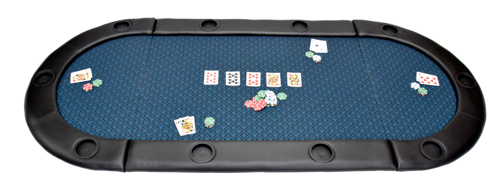 
                  
                    NORTH Tabletop Pokertafel 10 Personen Blauw
                  
                