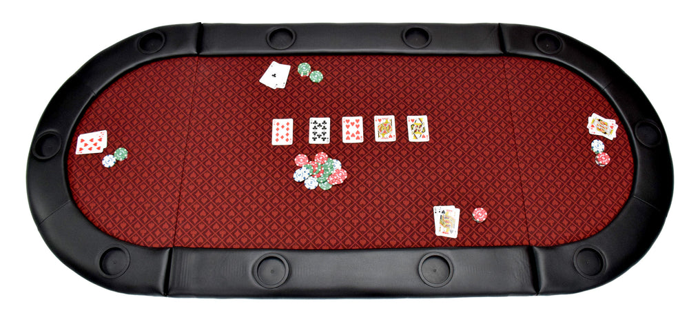 
                  
                    NORTH Tabletop Pokertafel 10 Personen Rood
                  
                