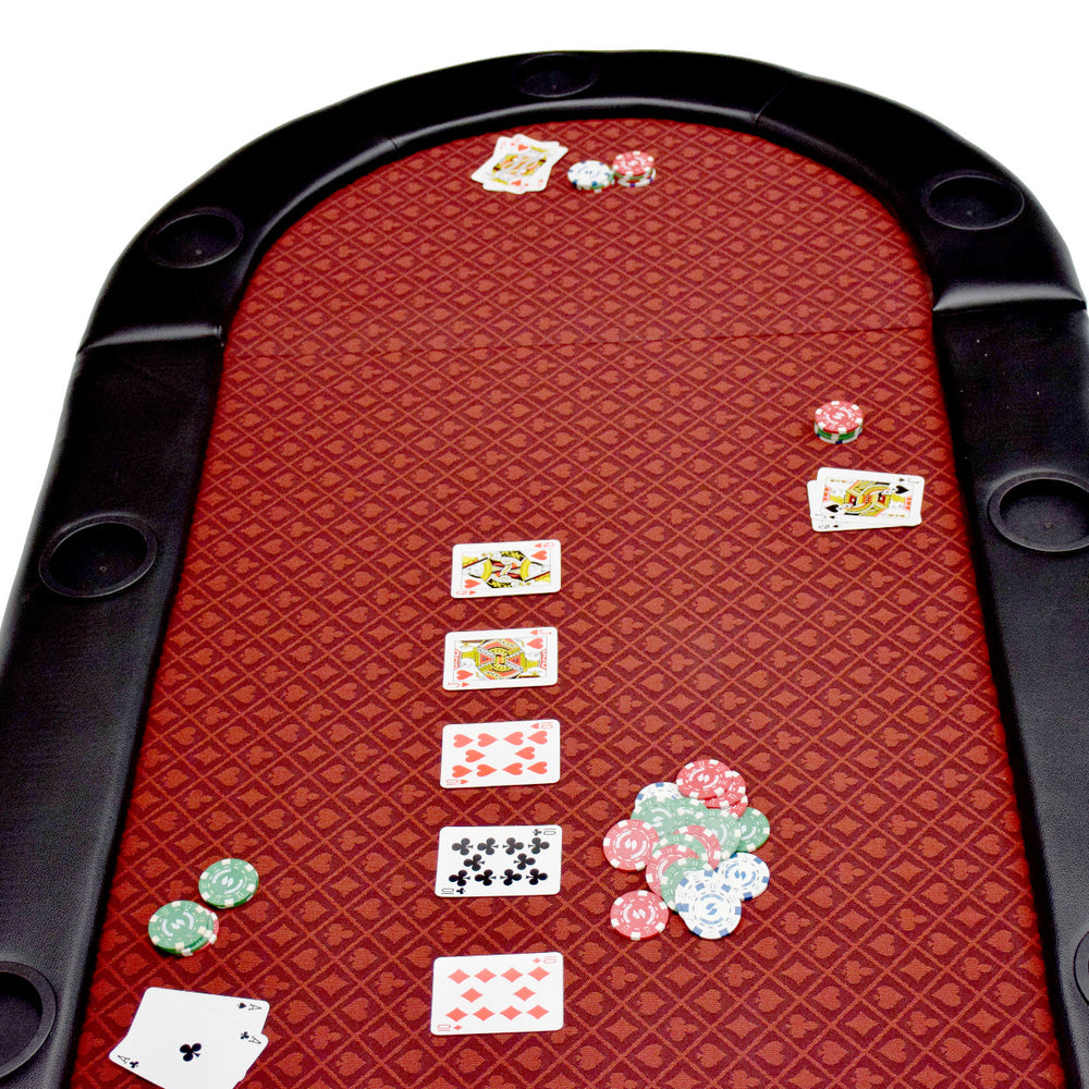 
                  
                    NORTH Tabletop Pokertafel 10 Personen Rood
                  
                