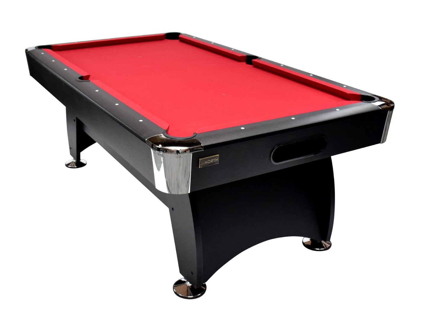 
                  
                    NORTH Table de billard Gardone 8 pieds noir/rouge
                  
                