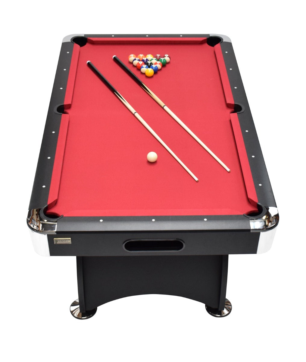 
                  
                    NORTH Table de billard Gardone 8 pieds noir/rouge
                  
                