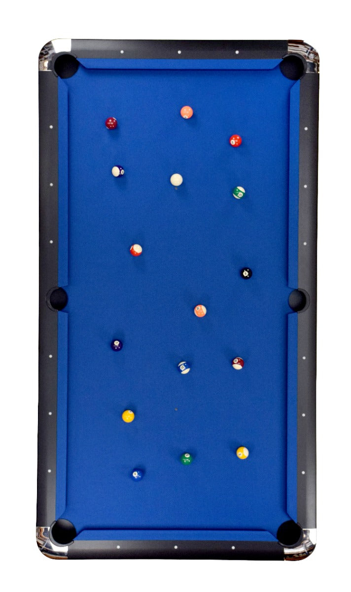 
                  
                    NORTH Table de billard Gardone 8 pieds noir/bleu
                  
                