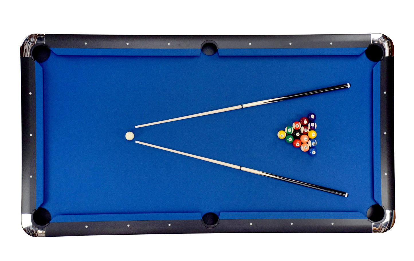 
                  
                    NORTH Table de billard Gardone 8 pieds noir/bleu
                  
                