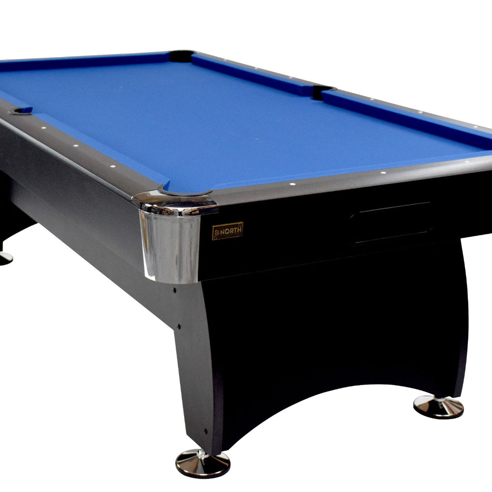 
                  
                    NORTH Table de billard Gardone 8 pieds noir/bleu
                  
                