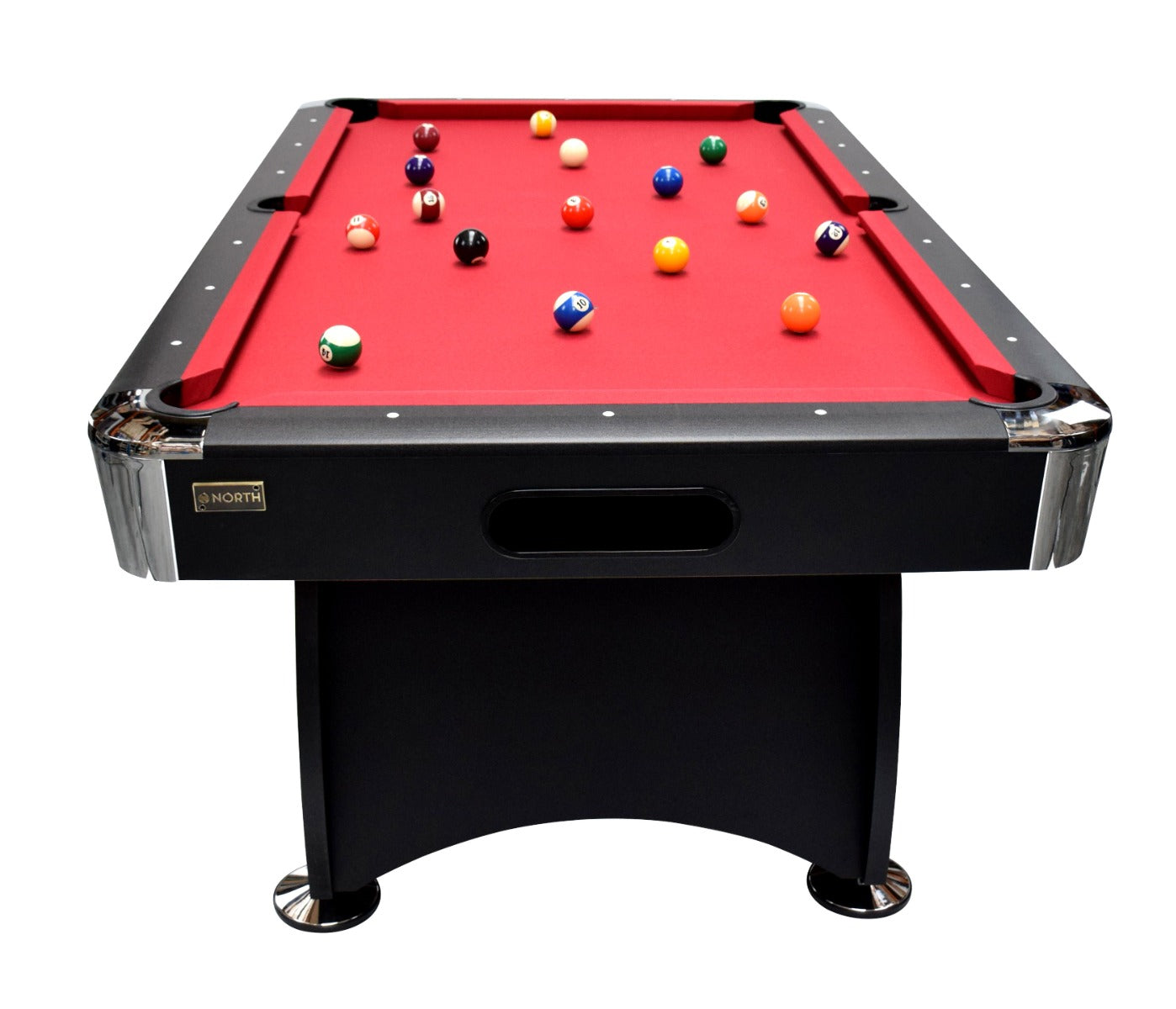 
                  
                    NORTH Table de billard Gardone 7 pieds noir/rouge
                  
                