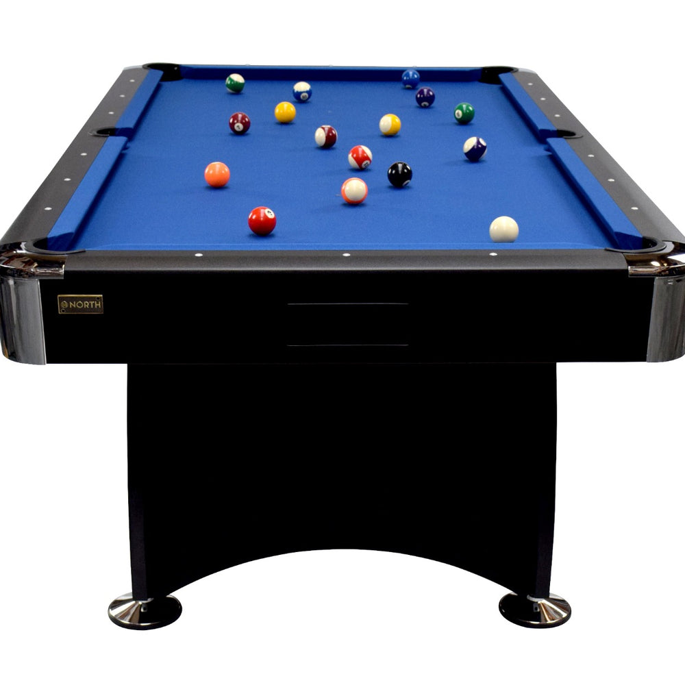 
                  
                    NORTH Table de billard Gardone 7 pieds noir/bleu
                  
                