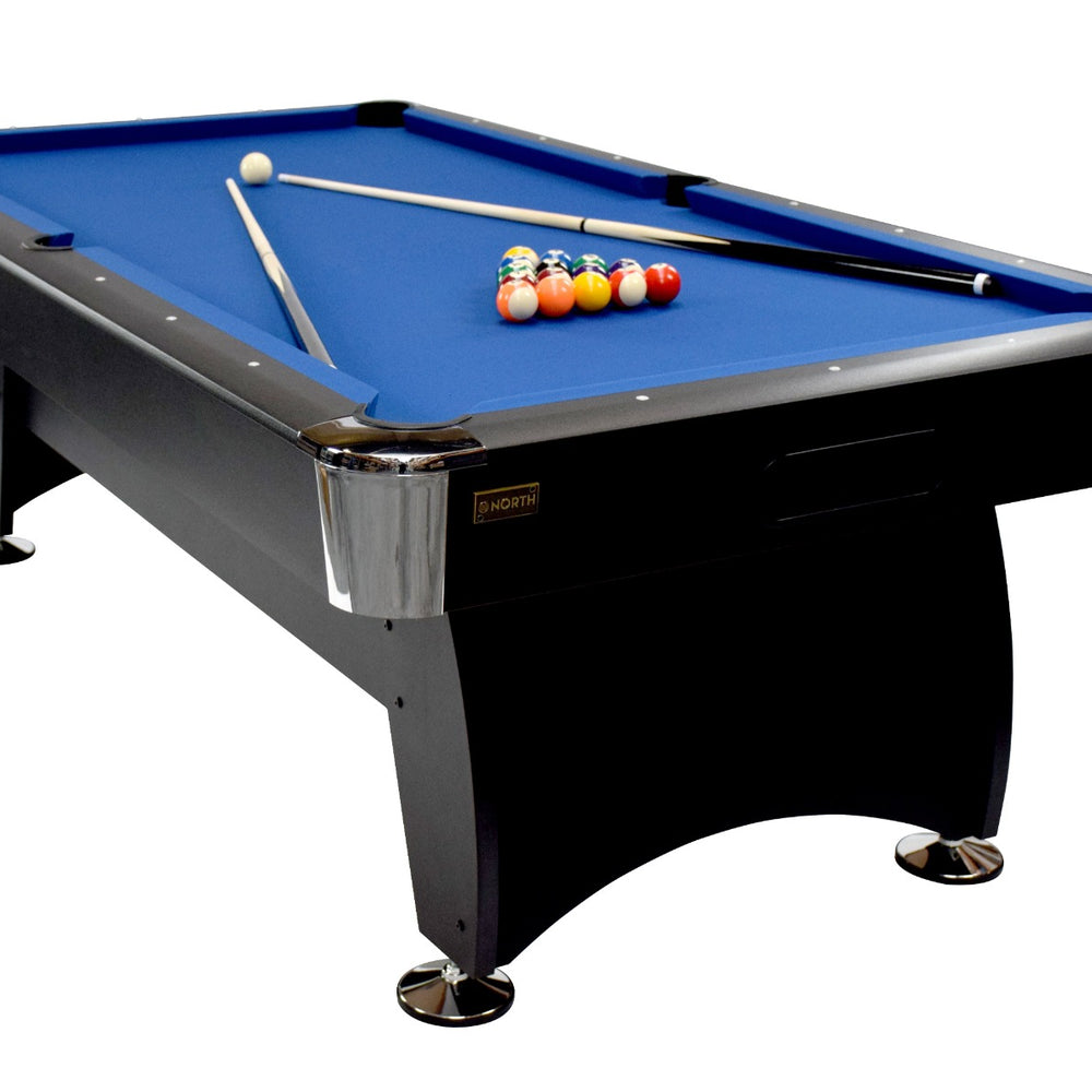 
                  
                    NORTH Table de billard Gardone 7 pieds noir/bleu
                  
                