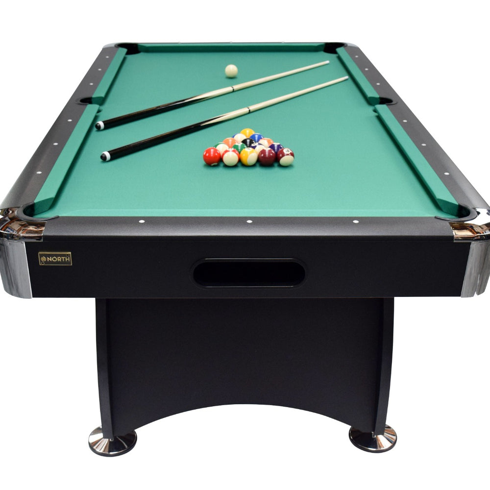 
                  
                    NORTH Table de billard Gardone 7 pieds noir/vert
                  
                