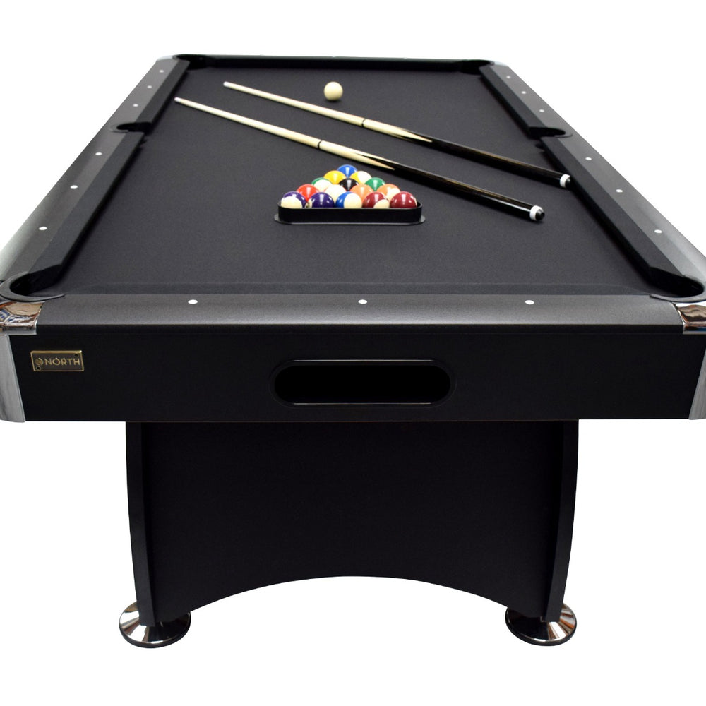 
                  
                    NORTH Table de billard Gardone 7 pieds noir/noir
                  
                