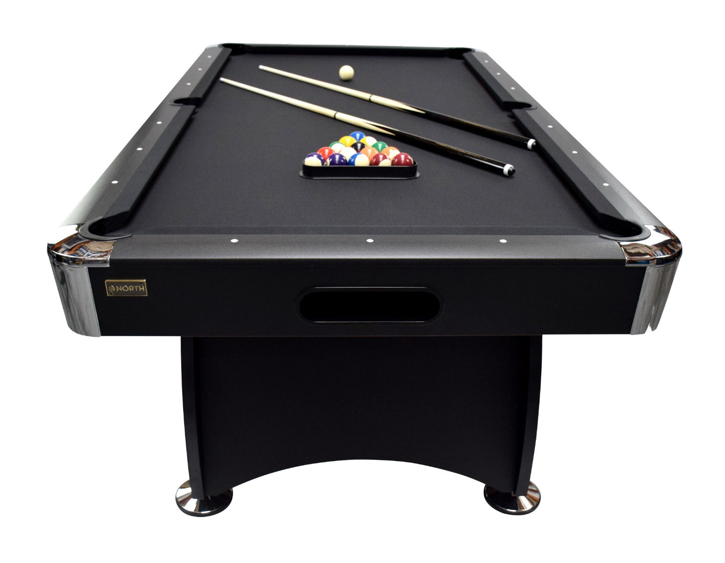 
                  
                    NORTH Table de billard Gardone 7 pieds noir/noir
                  
                