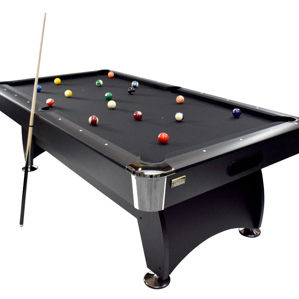 
                  
                    NORTH Table de billard Gardone 7 pieds noir/noir
                  
                