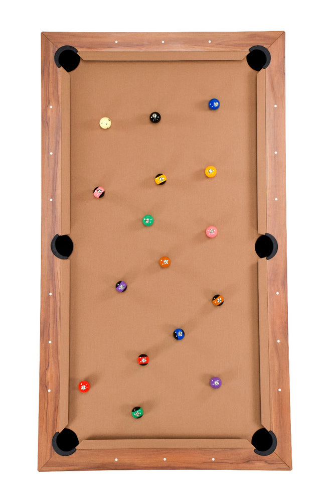 
                  
                    NORTH Table de billard / table de salle à manger combinée Essence noir/noyer 7 pieds
                  
                