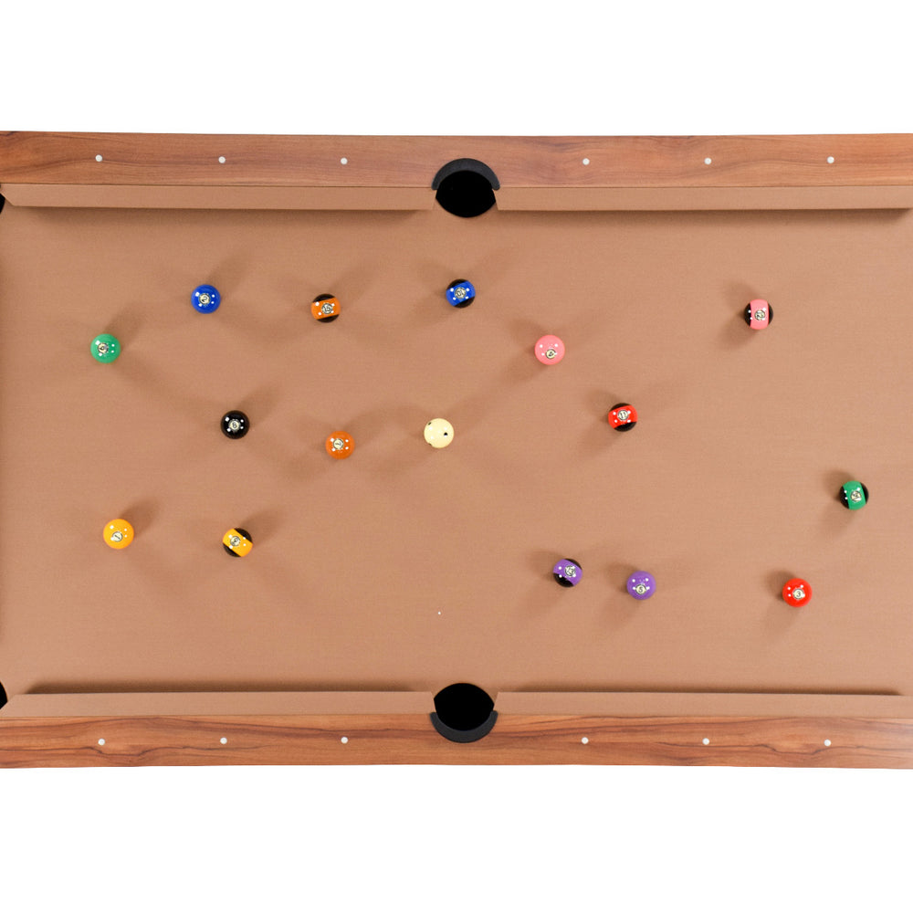
                  
                    NORTH Table de billard / table de salle à manger combinée Essence noir/noyer 7 pieds
                  
                