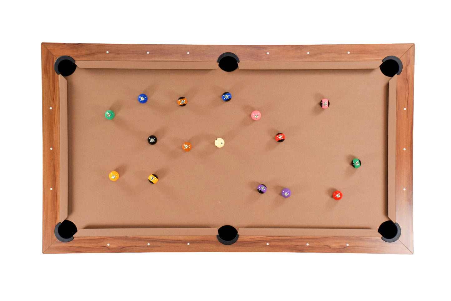 
                  
                    NORTH Table de billard / table de salle à manger combinée Essence noir/noyer 7 pieds
                  
                