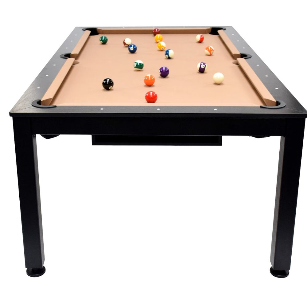 
                  
                    NORTH Table de billard / table de salle à manger combinée Essence noir / noir 7 pieds
                  
                