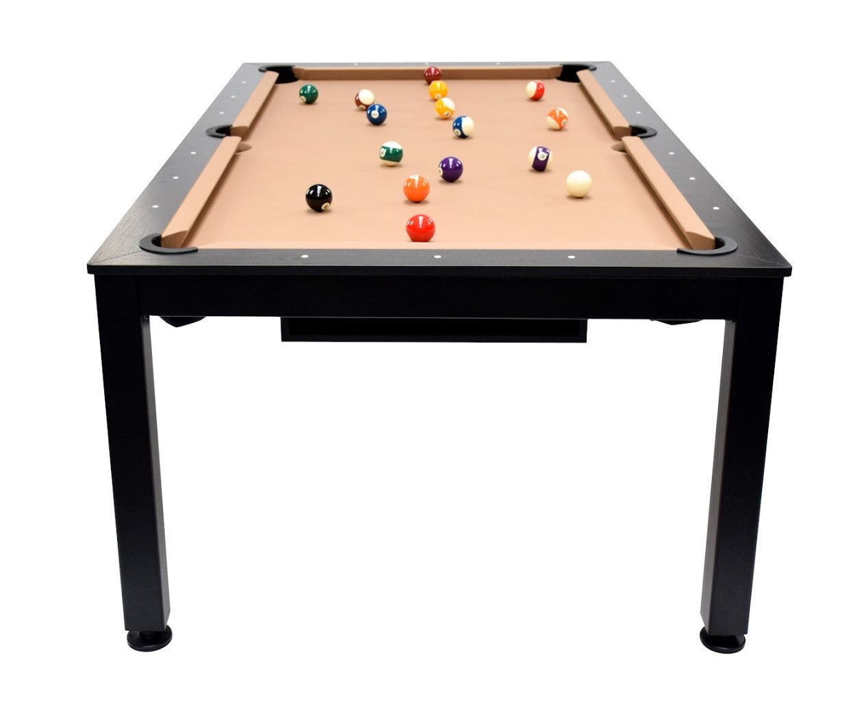 
                  
                    NORTH Table de billard / table de salle à manger combinée Essence noir / noir 7 pieds
                  
                