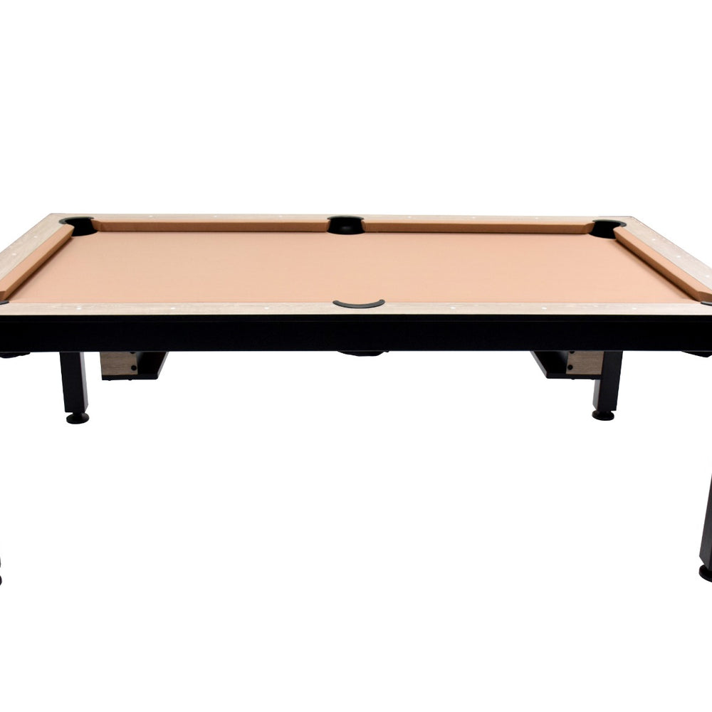 
                  
                    NORTH Table de billard/table à manger combinée Essence noir/chêne 7 pieds
                  
                