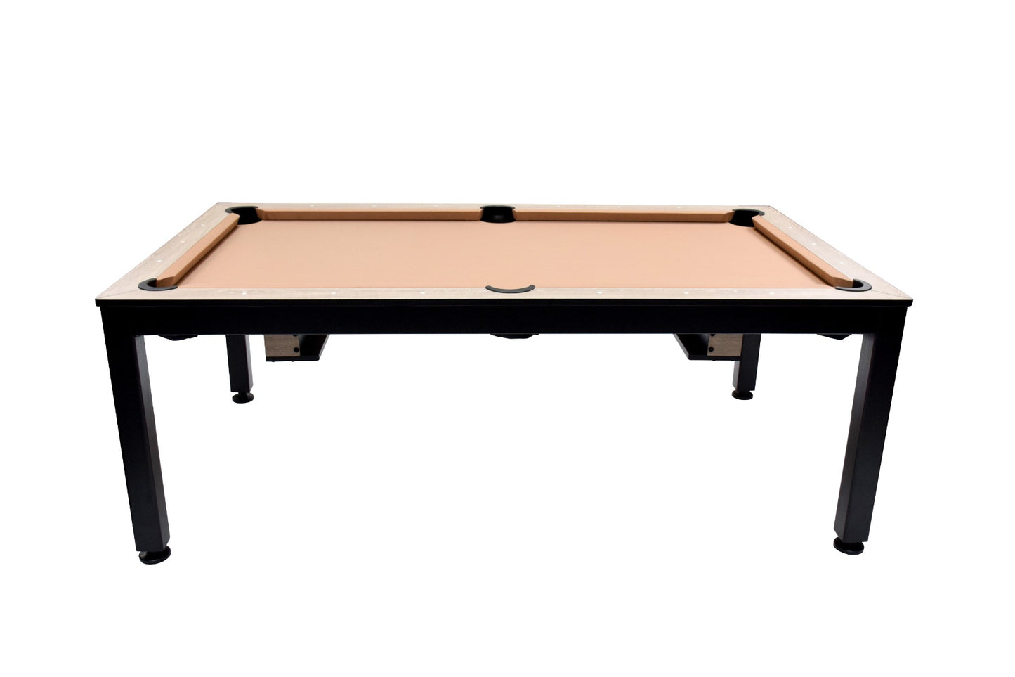
                  
                    NORTH Table de billard/table à manger combinée Essence noir/chêne 7 pieds
                  
                