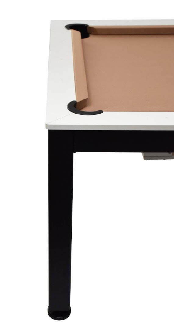 
                  
                    NORTH Table de billard / table de salle à manger combinée Essence noir / blanc 7 pieds
                  
                