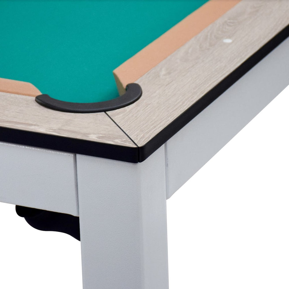 
                  
                    NORTH Table de billard/table à manger combinée Essence blanc/chêne 7 pieds
                  
                