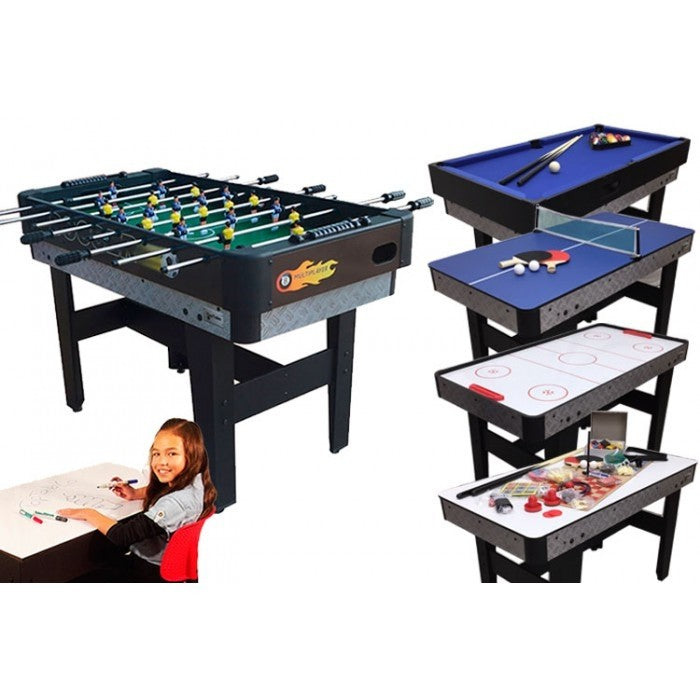 NORTH Table multi-jeux Multi Fun Noir 16 en 1