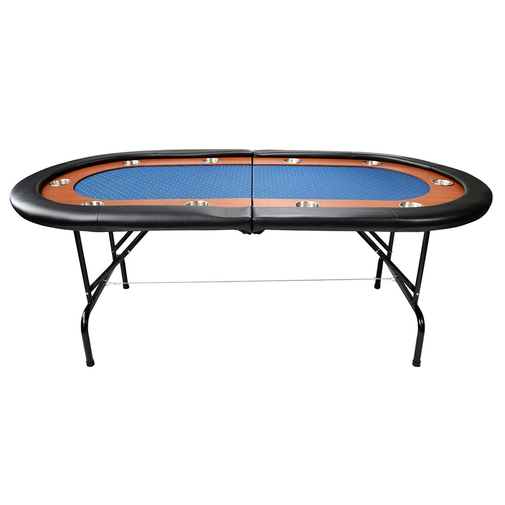 NORTH pokertafel Foldy 10 personen Blauw