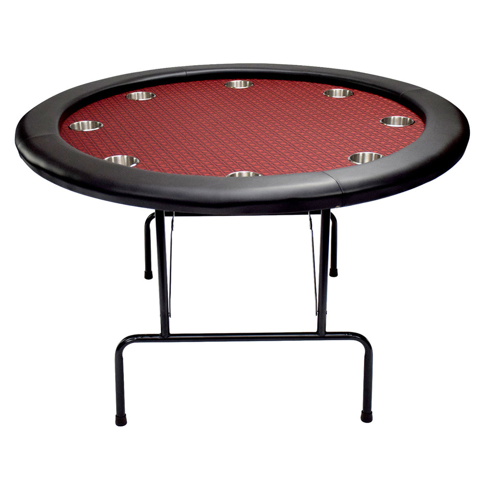 NORTH Ronde Pokertafel Texas 8 Personen Rood