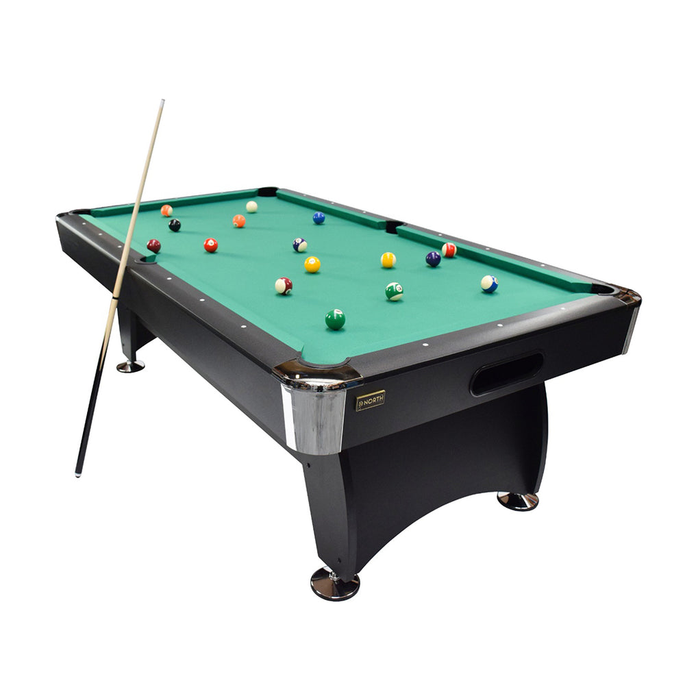 Table de billard NORTH Gardone 8 pieds noir/vert