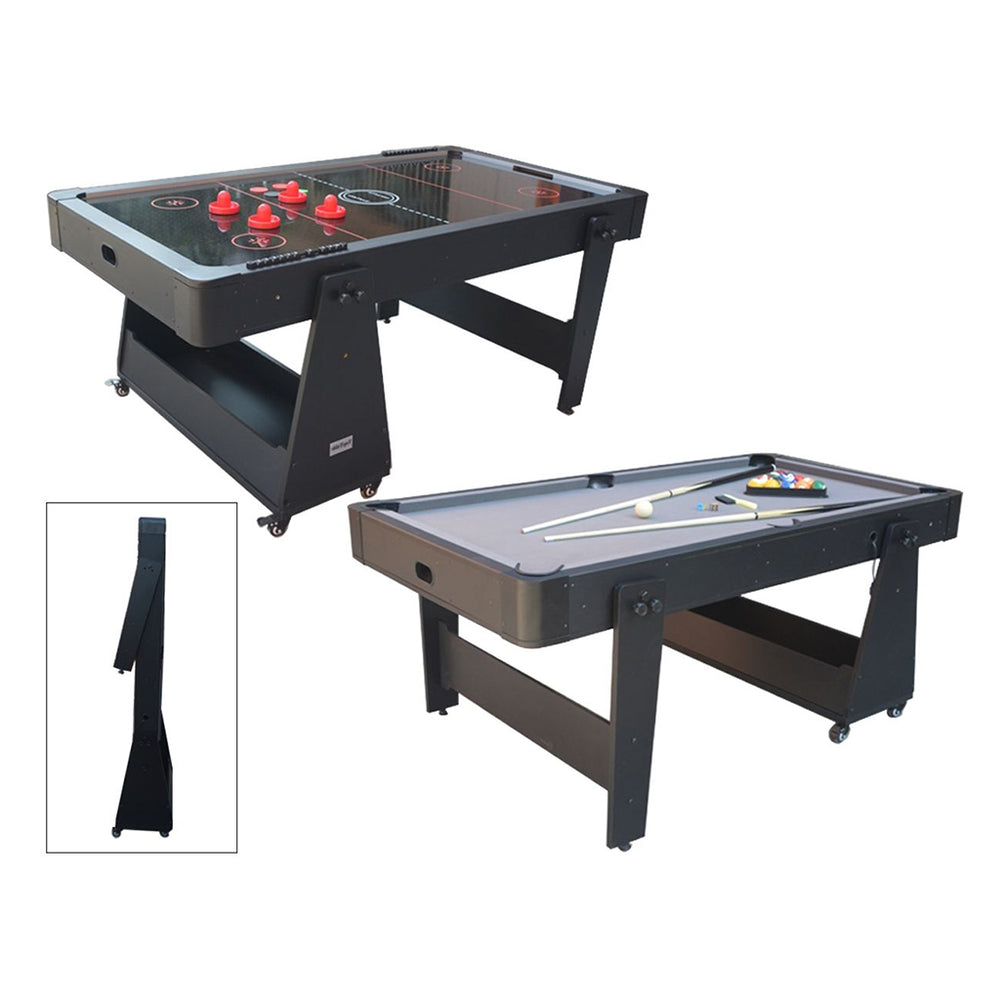 NORTH Air Hockey/Table de Billard Twist 2-1 Max Gris / Noir