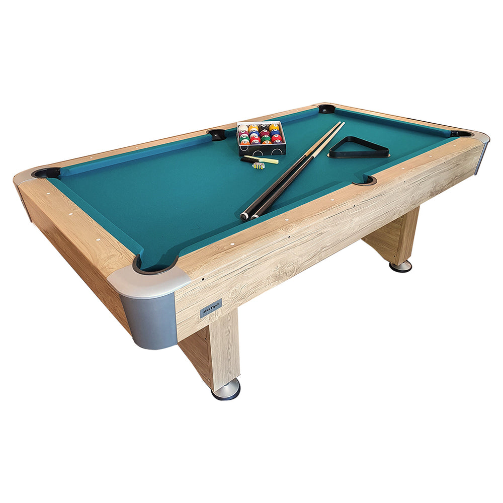 Pooltafel NORTH Timber, met ball-return!