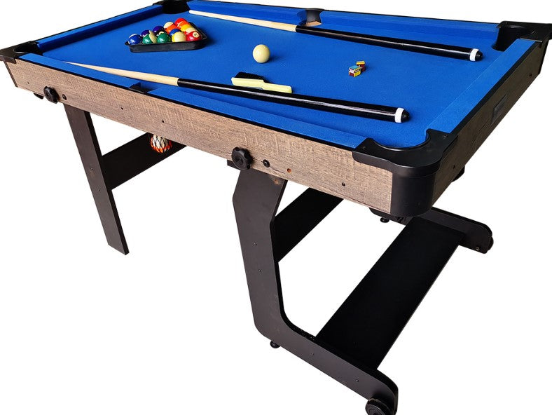 NORTH Table de billard pliable amusante en bois 5 pieds