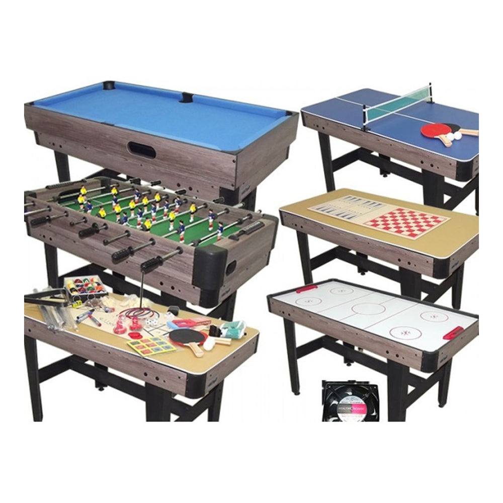 NORTH Table multi-jeux Multi Fun Wood 16 en 1